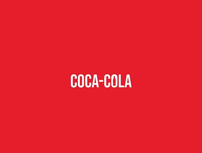Coca-Cola Minimal Logo bebas neue bottle clean coca cola drink logo minimal negative space simple type logo