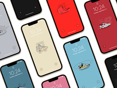 Illustrated Sneaker Wallpapers