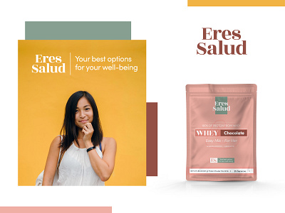 Eres Salud branding design logo packaging