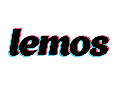 Lemos Agency Brand bold branding logo design typography
