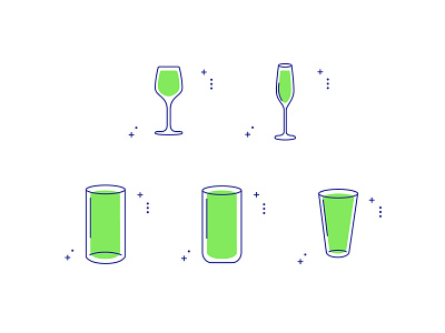 I see the glass full design icon icon design icon set iconography icons illustration line art lineart pattern a day