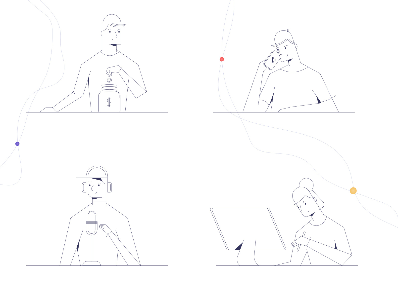illustrations-fro-ppt-project-by-khalay-chio-on-dribbble