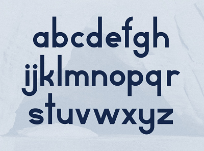 Glacier Typeface font geometric glacier letters lowercase sans serif typeface typography