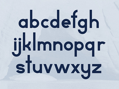 Glacier Typeface