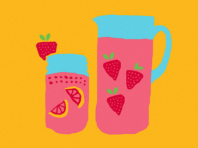 Summer Coaster "Strawberry Lemonade"