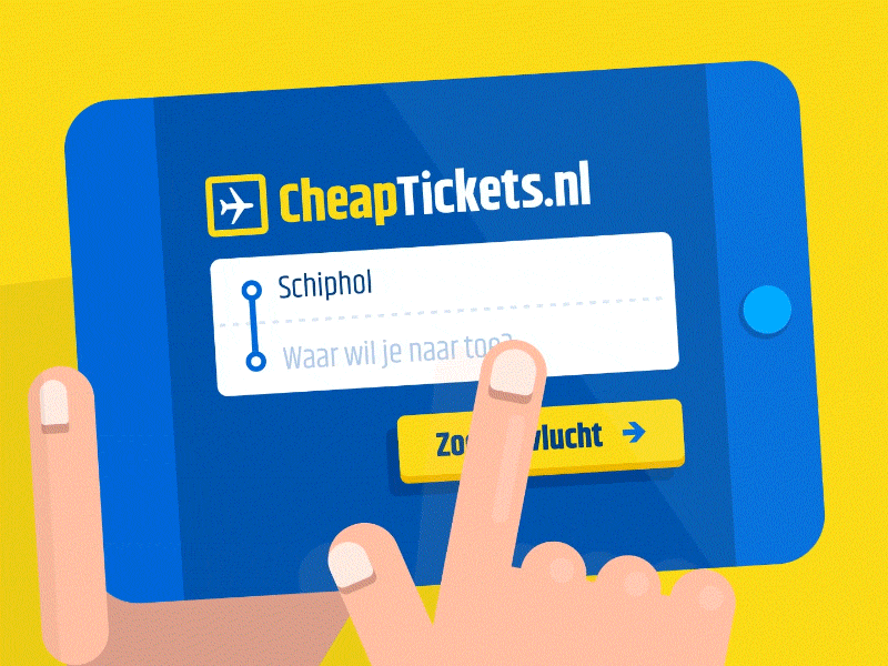CheapTickets - Intro Animation after effects animation cheaptickets design morph