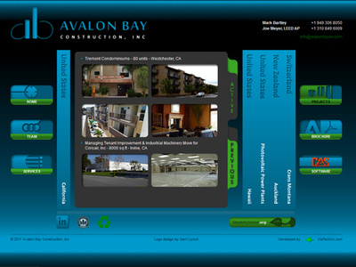 Avalon Bay - Projects Gallery adobe illustrator graphic design html css javascript jquery spa single page applicatin ui ux