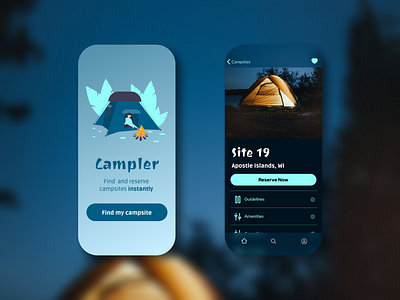 Campler design figma figmadesign mobiledesign uidesign ux