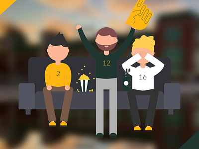 Go Pack Go design figma greenandgold illustration ui