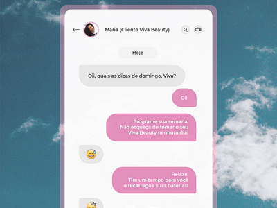 Interface App de mensagens