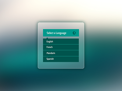 Select a Language Widget language select turquoise widget