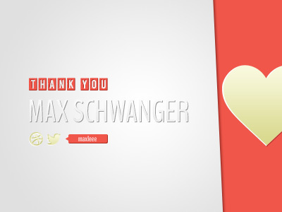 Thanks debut max schwanger thanks