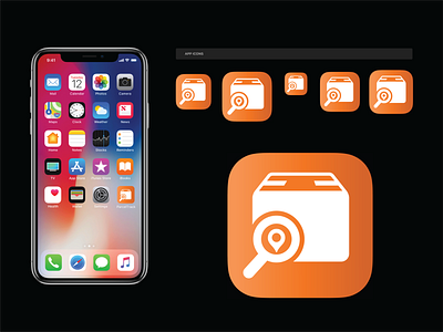 Parcel Tracking PWA Icon Design app icons graphic design icon icon app icon design icons pwa