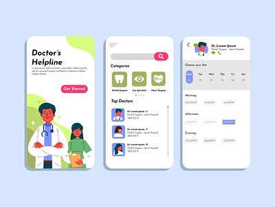 Medical booking app concept illustration design illustration medical app peoples ui ui design vector