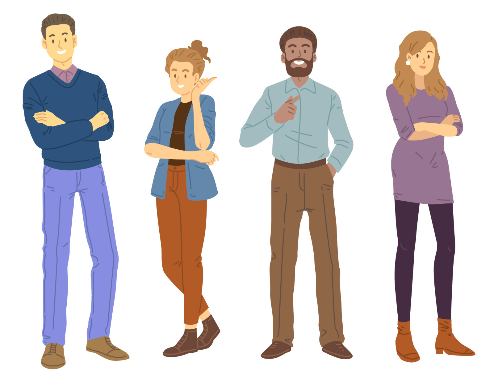 confident people collection by Muhammad Setiawan on Dribbble