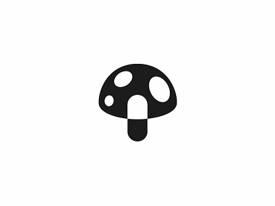 Pill & Mushroom 🍄 brand identity branding drawing graphic design illustration jeffrey dirkse logo logo design logo inspiration logomark logos mark minimal minimal logo monogram mushroom negative space symbol vector