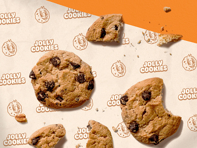 Jolly Cookies 🍪 bakery brand identity branding cookie cookie shop cookies graphic design illustration jeffrey dirkse logo logos mascot pattern sweets symbol vector visual identity