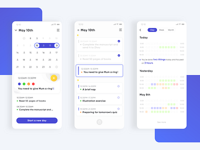 to-do list app design ui