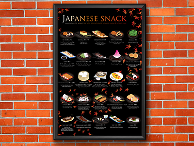 Japanese Snack Poster