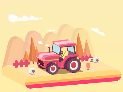 tractor illustration