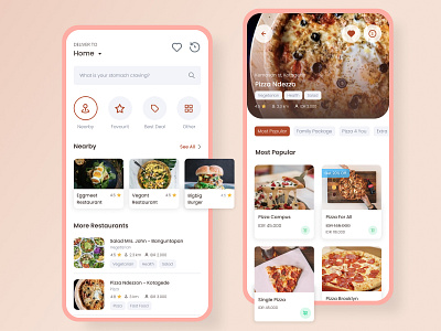 Food Delivery App Concept