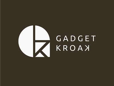 Gadgetkroak Logo branding business logo flat logo design simple logo