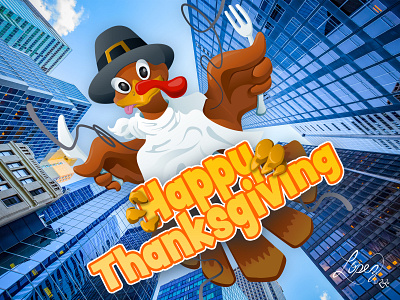 Happy Thanksgiving - HungryTurkey