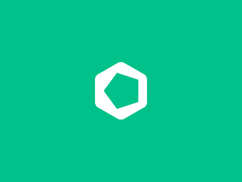 Phyto branding hexagon icon identity logomark pentagon. logo