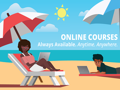 Summer Promotional Postcard for Virtual Education Software, Inc