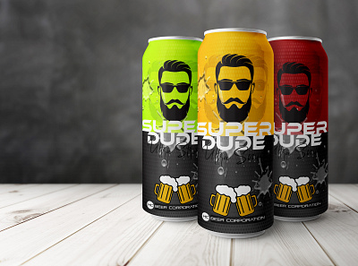 Beer Can brand packaging branding graphic design logo