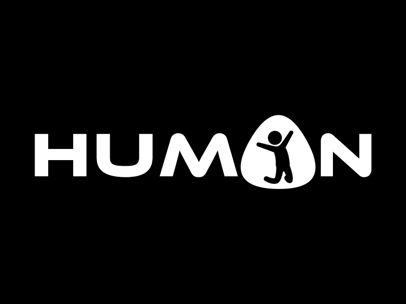 Human GIF logo design icon illustration logo