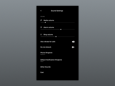 Daily UI 7 - Settings