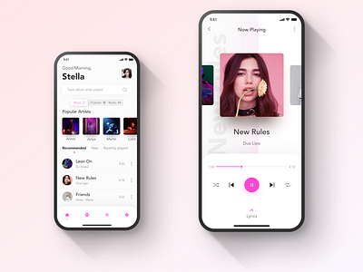 Music Player App by Mayur M on Dribbble