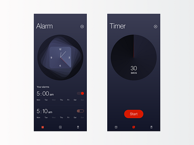 New OnePlus Clock app design ! 🔥 adobe illustrator adobe photoshop app design design figma interaction design mobile design oneplus oxygen os product design ui ui designer uiux designer user experience user interface ux ux designer