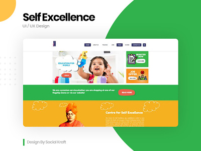Self Excellence - Training Institute Website - Design & Develop coaching coaching website design design institute uidesign uiux uxdesign website design website desin agency website redesign