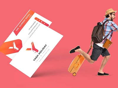 Visiting Card agency card creative card design travel agency card visitingcard web