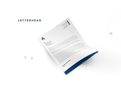 Ananya Travel Agency - Letter Head blue brand letter head branding design letterhead travel agency