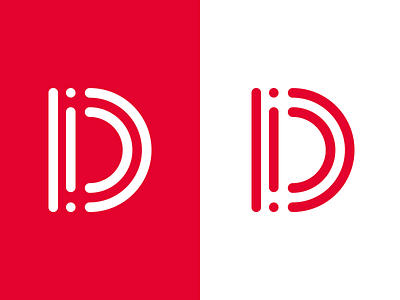 D logo concept