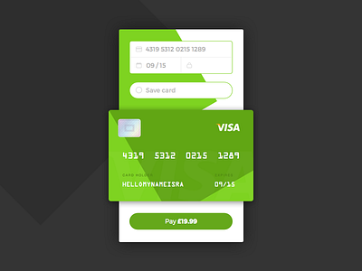 Daily UI #002 - Credit Card Checkout checkout dailyui payment flow ui