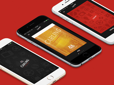 Carling android app ios app ui ux