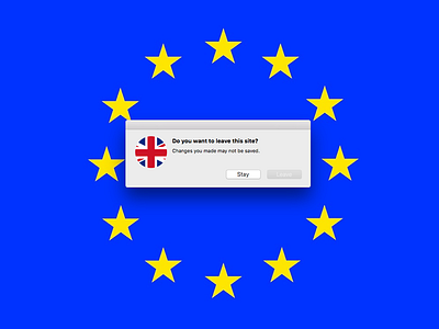 Sorry about that. Very dark humor. brexit chrome google pop up