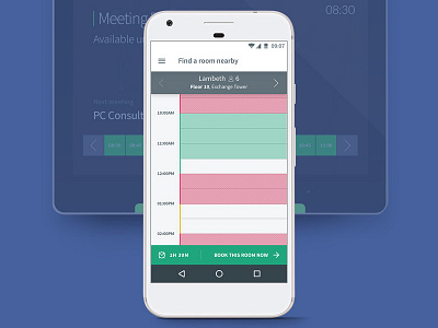 Connect Android android booking calendar connect material design ui design