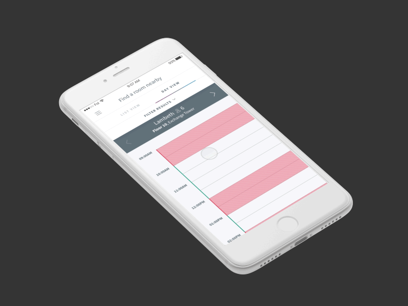 Book A Room - iOS Calendar