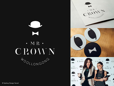 SDS Mr Crown Branding branding design illustration logo media print social sydney typography