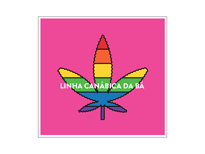 LGBTQIA sticker for cannabis based brand branding cannabis design illustration lgbtqia logo print sticker