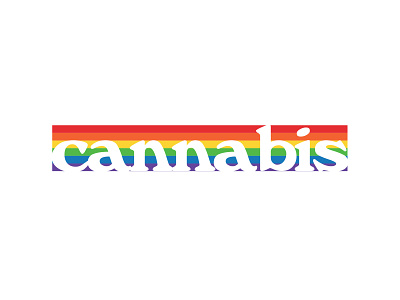 cannabis lgbtqia+ branding cannabis lgbtqia logo pride print rainbow