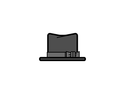 Hat greasy cafe hat icon illustration vector