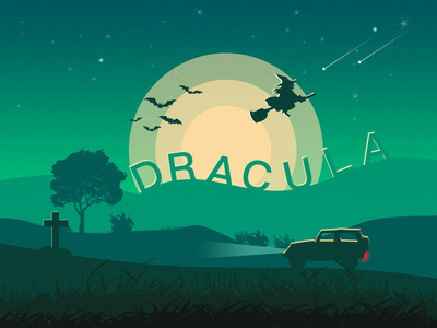 Dracula Night 插图 设计