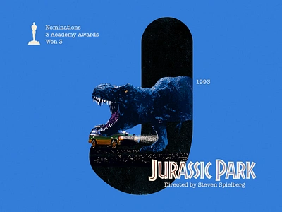 J for movie 'Jurassic Park'. 36daysoftype 36daysoftype j academy awards day10 digital dinosaur drawing graphic art graphic design hollywood illustration india jurassicpark jurassicworld movie steven spielberg type type challenge typography winner