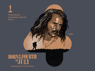 4 for movie 'Born on the Fourth of July'.